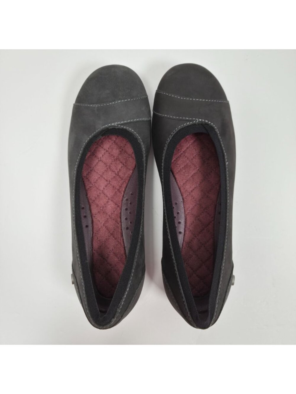 Mozo Aliso Women's Black Leather Ballet Flats US Size 7 NEW SAMPLE - Picture 6 of 8